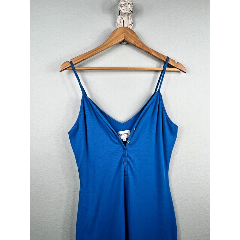 SNDYS REVOLVE Georgie Dress in Marlin Blue Size XL Stretch Sexy - Picture 6 of 16